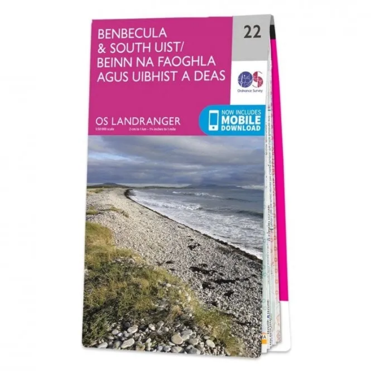 Ordnance Survey Landranger 1:50 000 - 22 - Benbecula