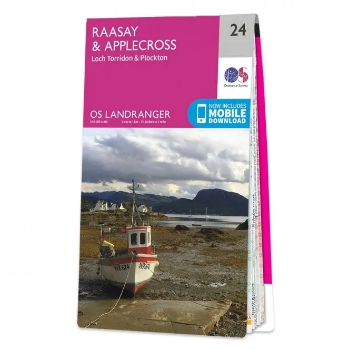 Ordnance Survey Landranger 1:50 000 - 24 - Raasay Appecross & Loch Torridon