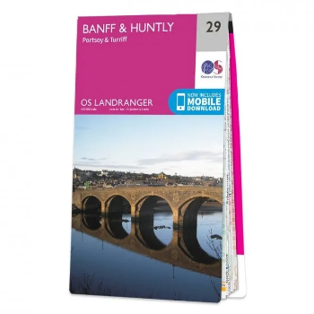 Ordnance Survey Landranger 1:50 000 - 29 - Banff