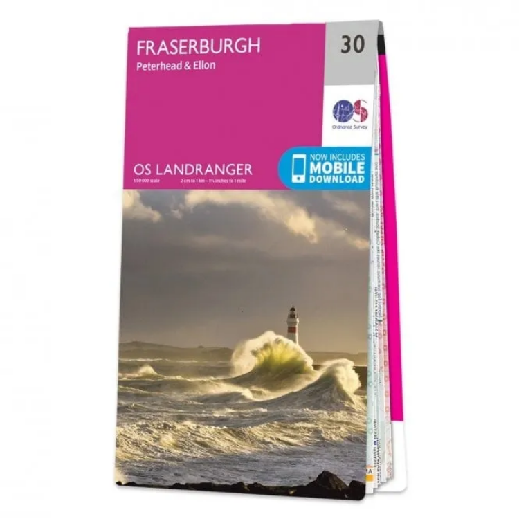 Ordnance Survey Landranger 1:50 000 - 30 - Fraserburgh & Peterhead