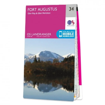 Ordnance Survey Landranger 1:50 000 - 34 - Fort Augustus & Glen Albyn
