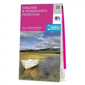 Ordnance Survey Landranger 1:50 000 - 35 - Kingussie & Monadhliath