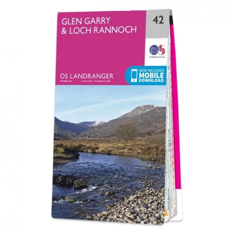 Ordnance Survey Landranger 1:50 000 - 42 - Glen Garry