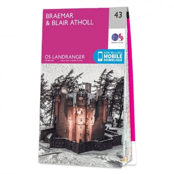 Ordnance Survey Landranger 1:50 000 - 43 - Braemar & Blair Atholl