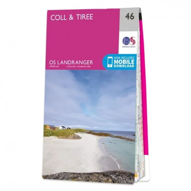 Ordnance Survey Landranger 1:50 000 - 46 - Coll & Tiree