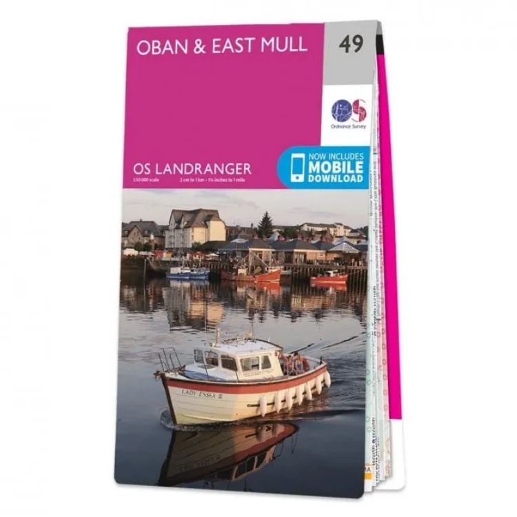 Ordnance Survey Landranger 1:50 000 - 49 - Oban & East Mull