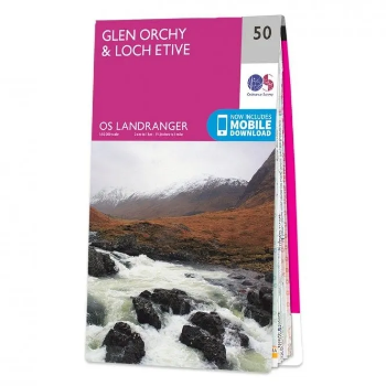 Ordnance Survey Landranger 1:50 000 - 50 - Glen Orchy