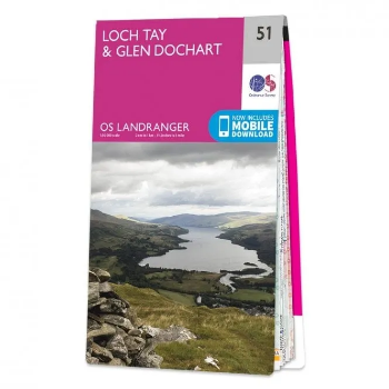 Ordnance Survey Landranger 1:50 000 - 51 - Loch Tay
