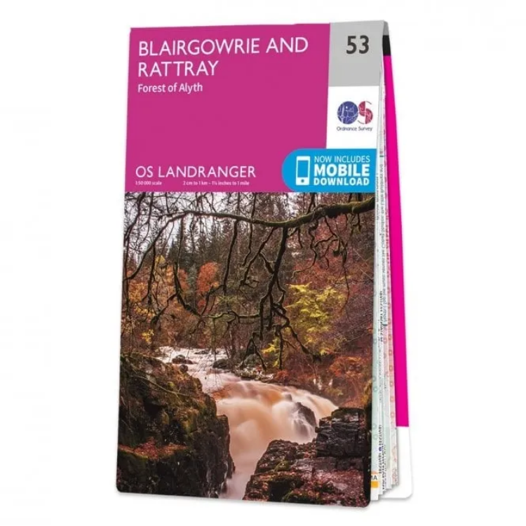 Ordnance Survey Landranger 1:50 000 - 53 - Blairgowire