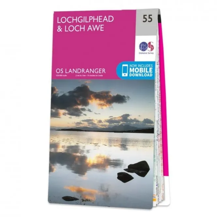 Ordnance Survey Landranger 1:50 000 - 55 - Lochgilphead