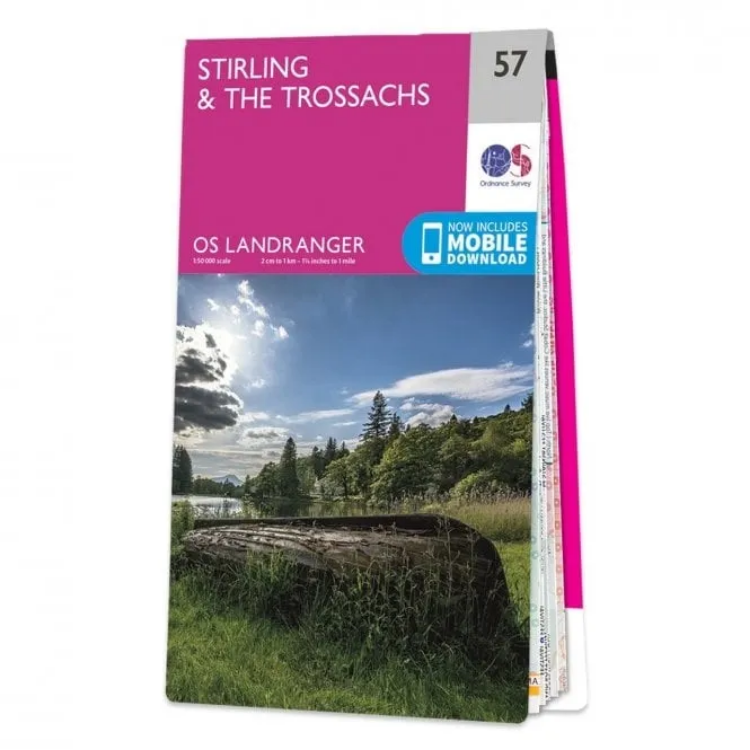 Ordnance Survey Landranger 1:50 000 - 57 - Stirling & Trossachs