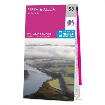 Ordnance Survey Landranger 1:50 000 - 58 - Perth & Alloa