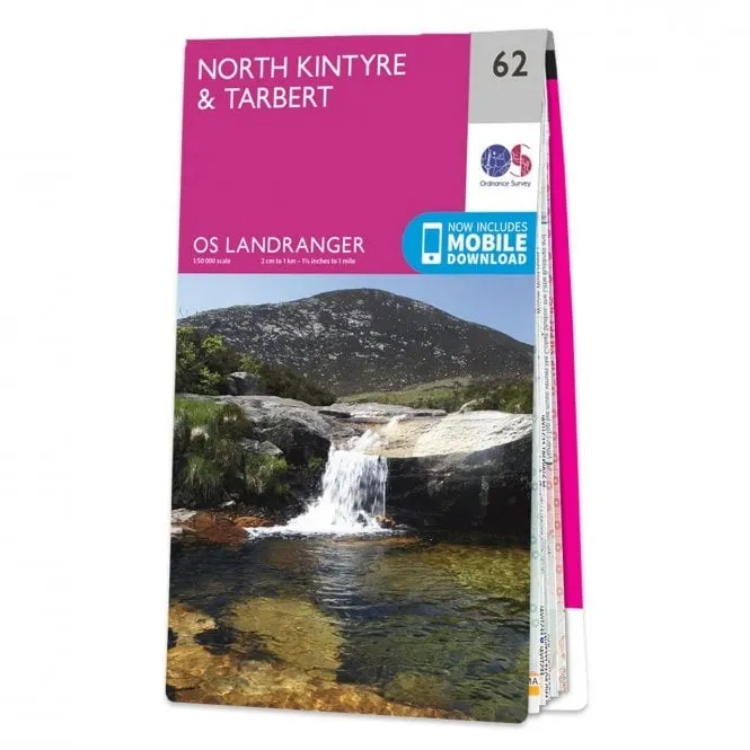 Ordnance Survey Landranger 1:50 000 - 62 - North Kintyre