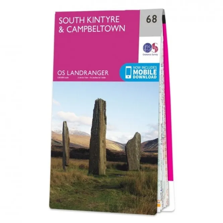 Ordnance Survey Landranger 1:50 000 - 68 - South Kintyre