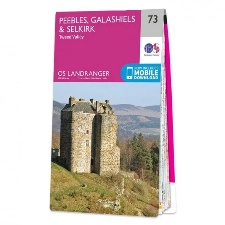 Ordnance Survey Landranger 1:50 000 - 73 - Peebles & Galashiels