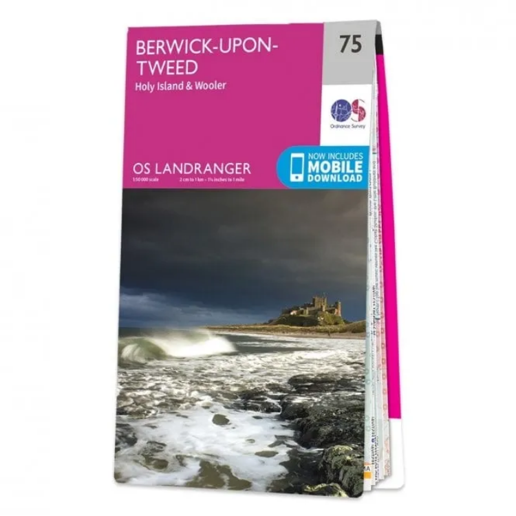 Ordnance Survey Landranger 1:50 000 - 75 - Berwick-upon-Tweed
