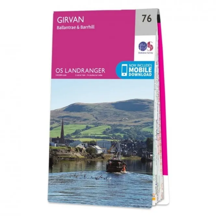 Ordnance Survey Landranger 1:50 000 - 76 - Girvan