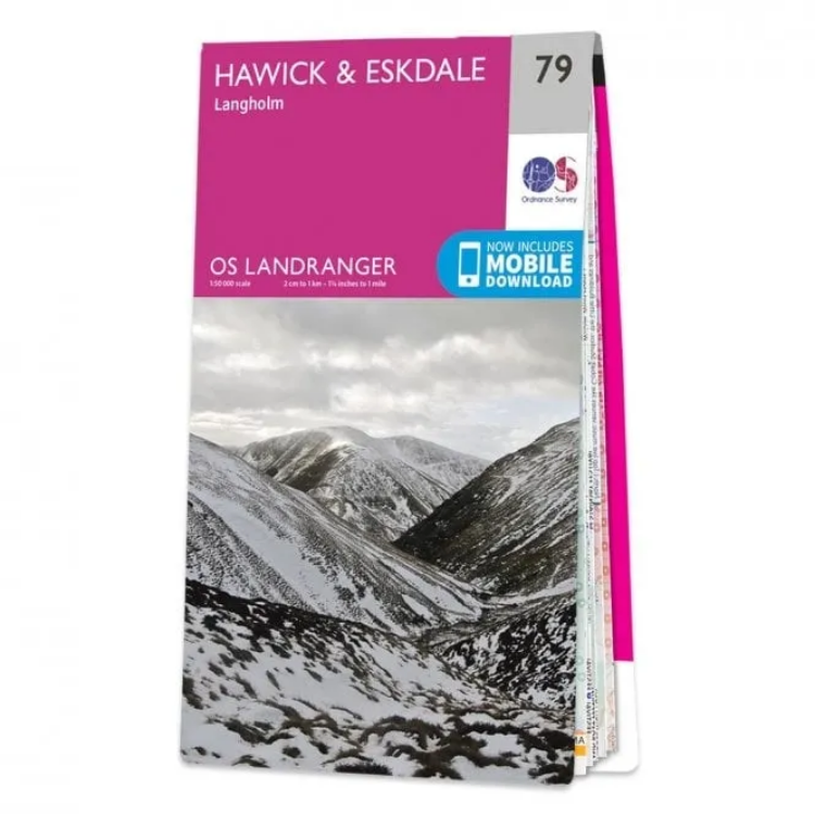 Ordnance Survey Landranger 1:50 000 - 79 - Hawick & Eskdale