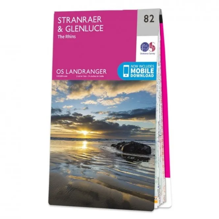 Ordnance Survey Landranger 1:50 000 - 82 - Stranraer & Glenluce