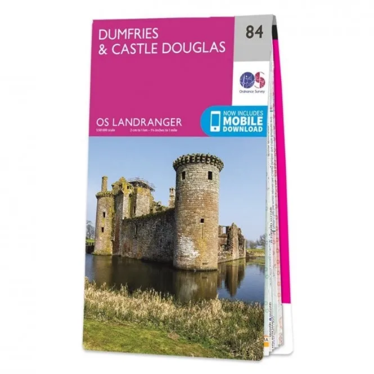 Ordnance Survey Landranger 1:50 000 - 84 - Dumfries & C Douglas