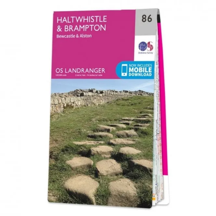 Ordnance Survey Landranger 1:50 000 - 86 - Haltwhistle Bewcastle & Alston
