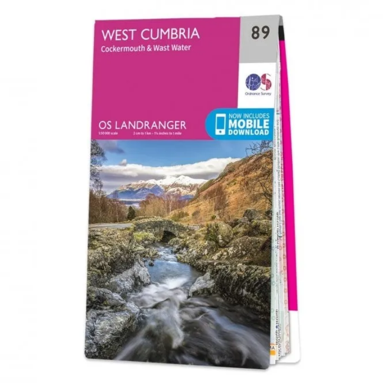 Ordnance Survey Landranger 1:50 000 - 89 - West Cumbria