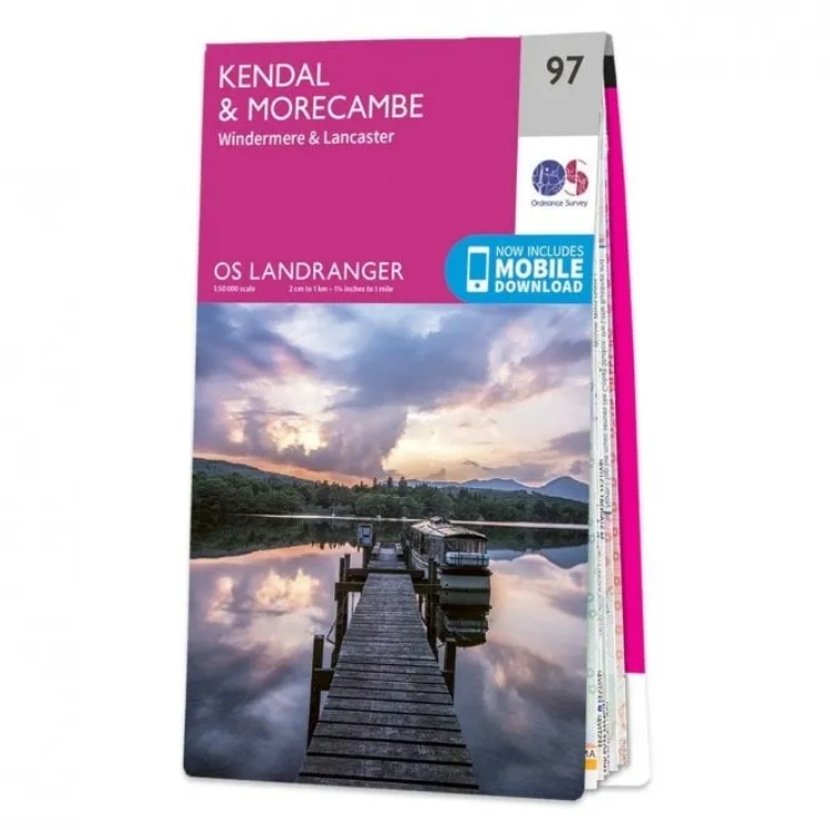 Ordnance Survey Landranger 1:50 000 - 97 - Kendall & Morecambe