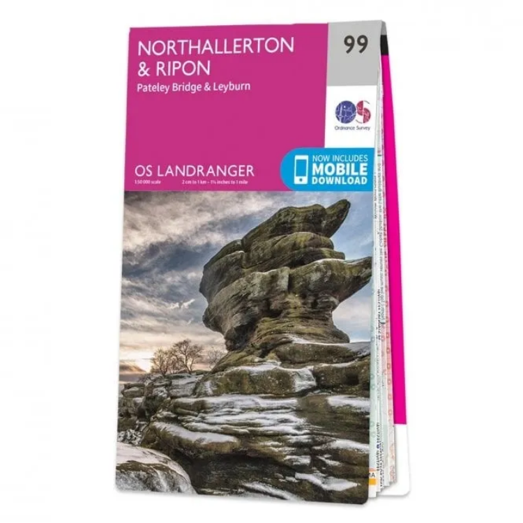 Ordnance Survey Landranger 1:50 000 - 99 - Northallerton & Ripon