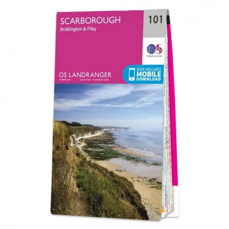 Ordnance Survey Landranger 1:50 000 - 101 - Scarborough & Bridlington