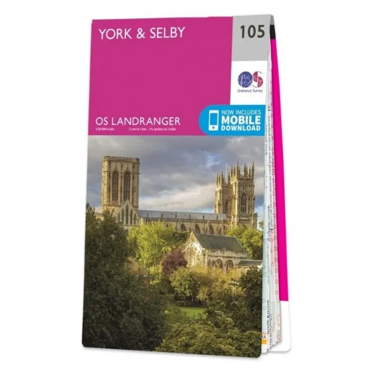 Ordnance Survey Landranger 1:50 000 - 105 - York