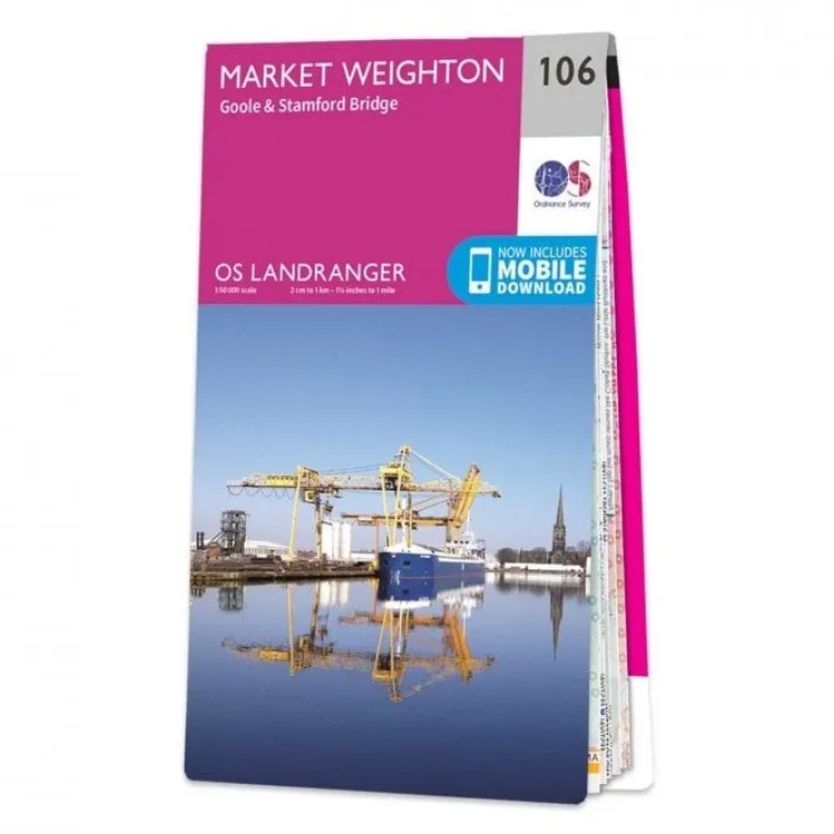 Ordnance Survey Landranger 1:50 000 - 106 - Market Weighton