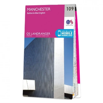 Ordnance Survey Landranger 1:50 000 - 109 - Manchester