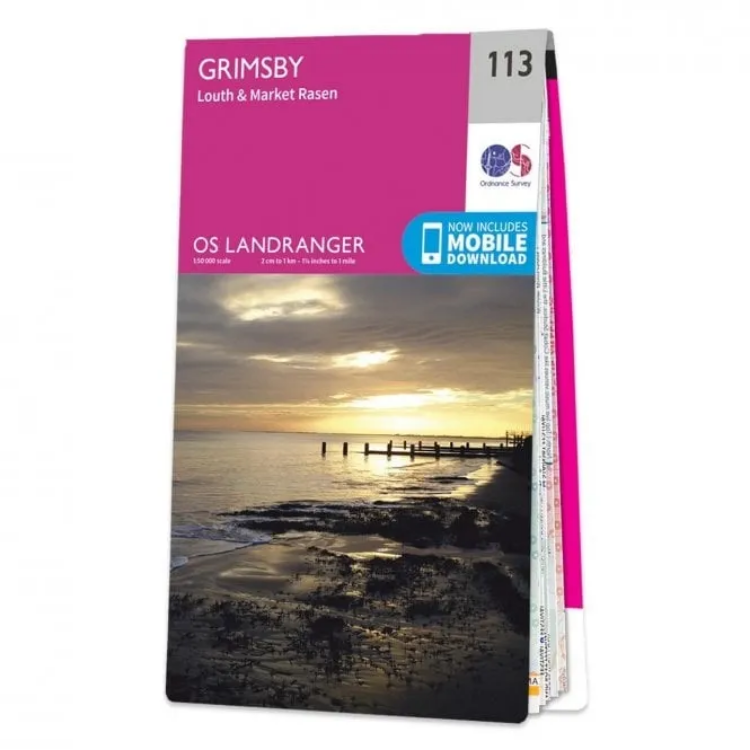 Ordnance Survey Landranger 1:50 000 - 113 - Grimsby