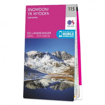 Ordnance Survey Landranger 1:50 000 - 115 - Snowdon
