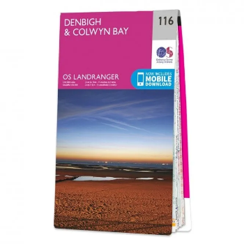 Ordnance Survey Landranger 1:50 000 - 116 - Denbigh & Colwyn Bay