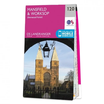 Ordnance Survey Landranger 1:50 000 - 120 - Mansfield & Worksop