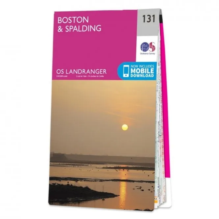 Ordnance Survey Landranger 1:50 000 - 131 - Boston & Spalding