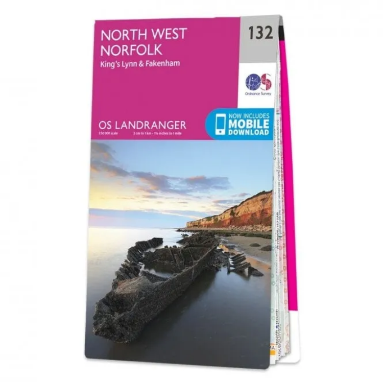 Ordnance Survey Landranger 1:50 000 - 132 - North West Norfolk