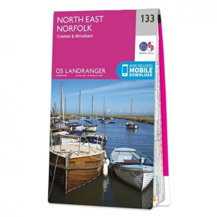 Ordnance Survey Landranger 1:50 000 - 133 - North East Norfolk