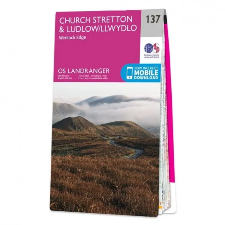 Ordnance Survey Landranger 1:50 000 - 137 - Ludlow & WenlockEdge