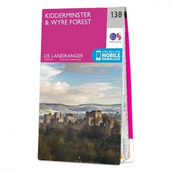 Ordnance Survey Landranger 1:50 000 - 138 - Kidderminster & Wyre Forest