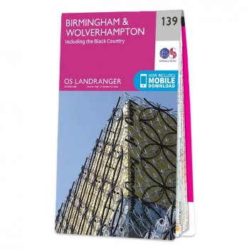 Ordnance Survey Landranger 1:50 000 - 139 - Birmingham