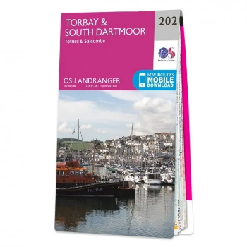 Ordnance Survey Landranger 1:50 000 - 202 - Torbay & South Dartmoor