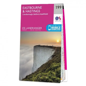 Ordnance Survey Landranger 1:50 000 - 199 - Eastbourne & Hastings