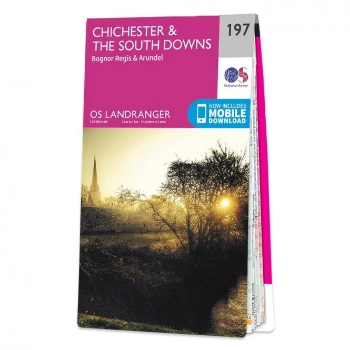 Ordnance Survey Landranger 1:50 000 - 197 - Chichester & Downs