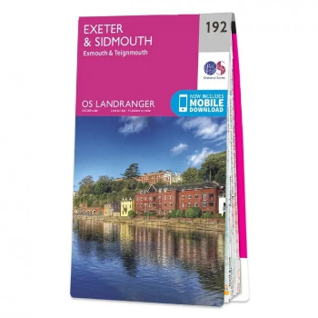 Ordnance Survey Landranger 1:50 000 - 192 - Exeter & Sidmouth
