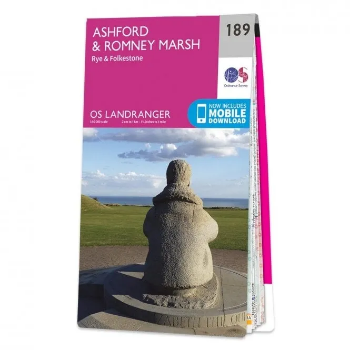 Ordnance Survey Landranger 1:50 000 - 189 - Ashford & Romney Marsh