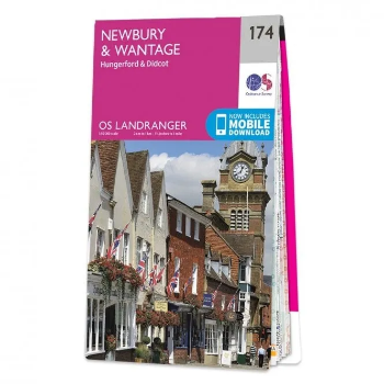 Ordnance Survey Landranger 1:50 000 - 174 - Newbury & Wantage