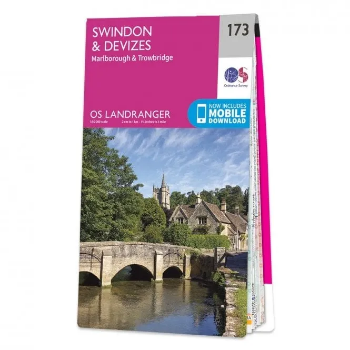 Ordnance Survey Landranger 1:50 000 - 173 - Swindon & Devizes