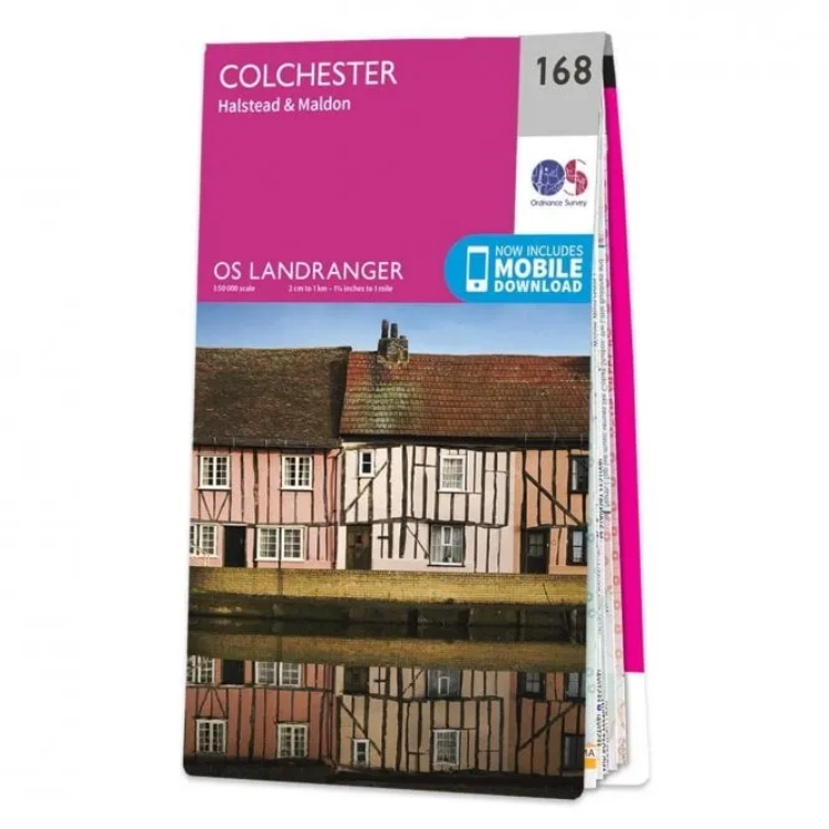 Ordnance Survey Landranger 1:50 000 - 168 - Colchester & The Blackwater